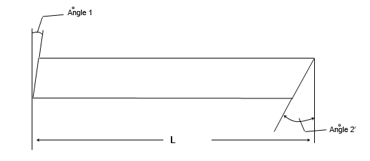 Hyperion cemented carbide bevel knife blank